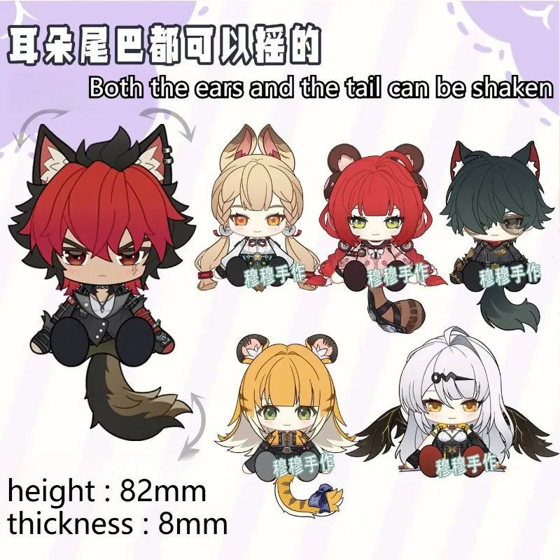 

Zenless Zone Zero Key Chain Von Lycaon Ellen Joe Alice Thymefield Yixuan Shaking Acrylic Pendant Cosplay Anime Jewelry Gifts