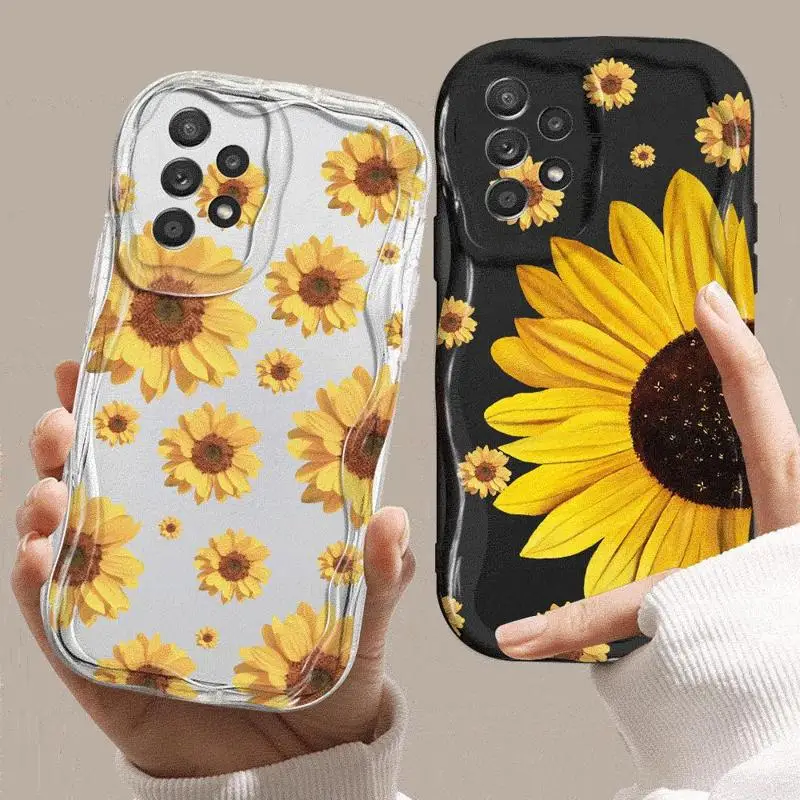 Beautiful Sunflower For Samsung Galaxy A21s A50 A51 A71 A30 A31 A11 A10 A20 A02s A03 A04 A05 A04s A05s fundas Soft Phone Case