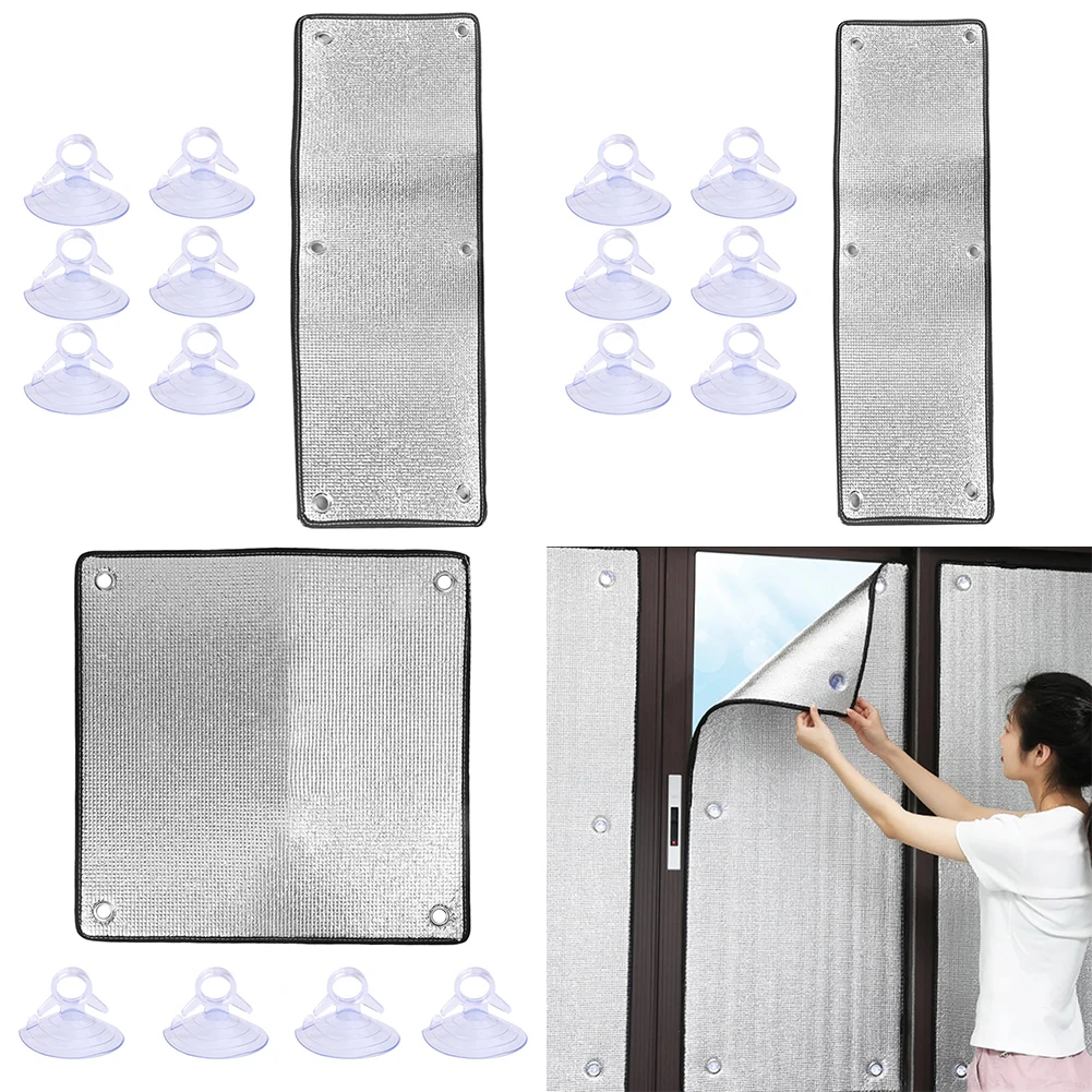 

Thickened Roof Cover Aluminum Foil Insulation Indoor Sun Protection Double Layer Sun Protection Film Antifreeze Properties