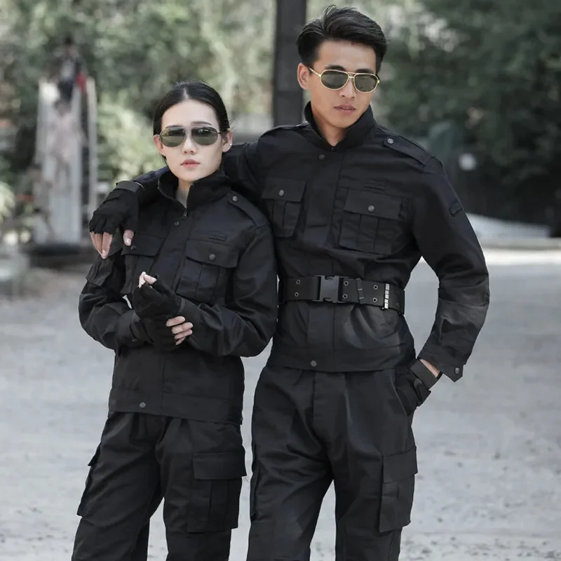 Black Military Uniform Tactical Suit Combat Shirt Uniforms Uniforme Militar Tatico Multicam Clothing Hunting Clothes Men