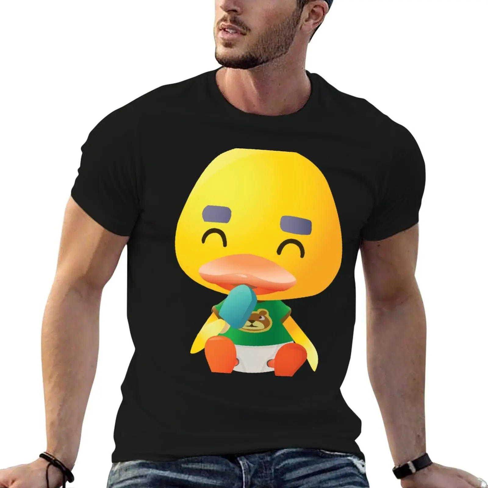 

Joey Eating his Popsicle T-Shirt anime tshirt t shirts designer man t shirt cotton T-shirt