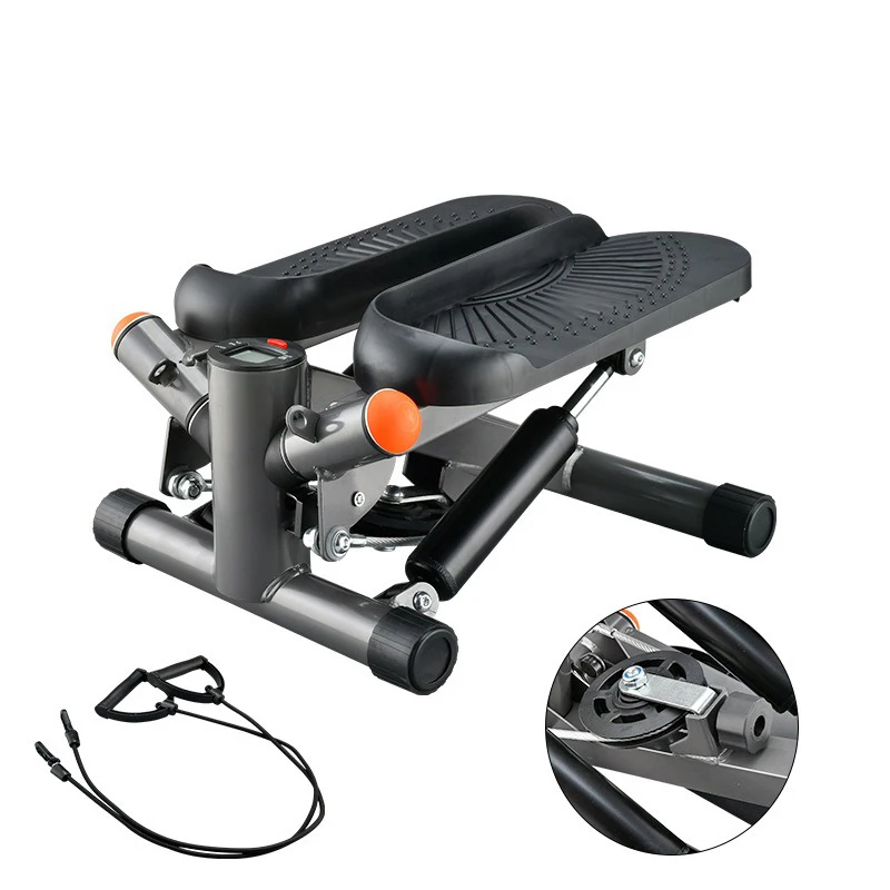 2024 Verbesserte Dual-Hydraulik-Schrittmaschine, 100 kg maximale Belastung, faltbare Heimfitnessgeräte für Cardio- und Beintraining