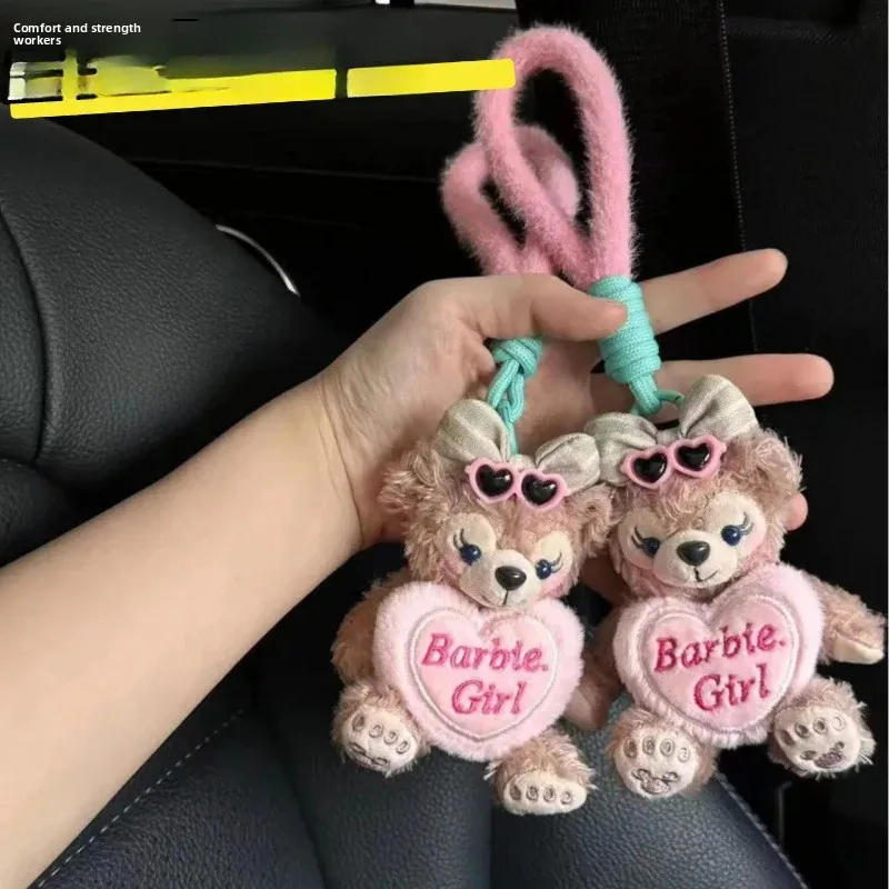 Plüsch Puppe Schlüsselbund Dekoration Nette Große Herz Y Cartoon Tasche Hängen Ornament Spielzeug Anhänger Schlüsselbund Schmuck Zubehör