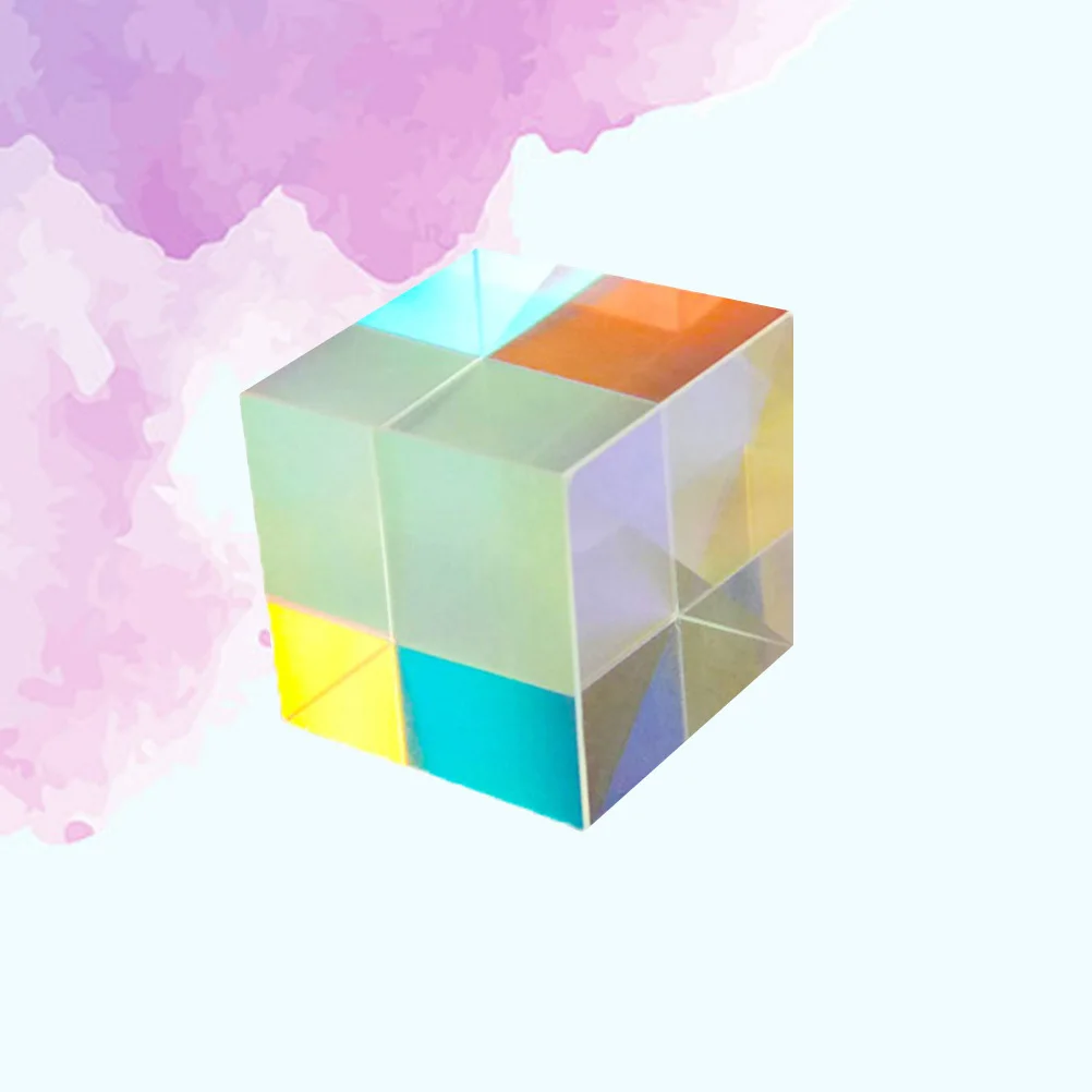 

Prism Colorful Cube Dispersion Physic Decoration Optic Physics Glass Dichroic for