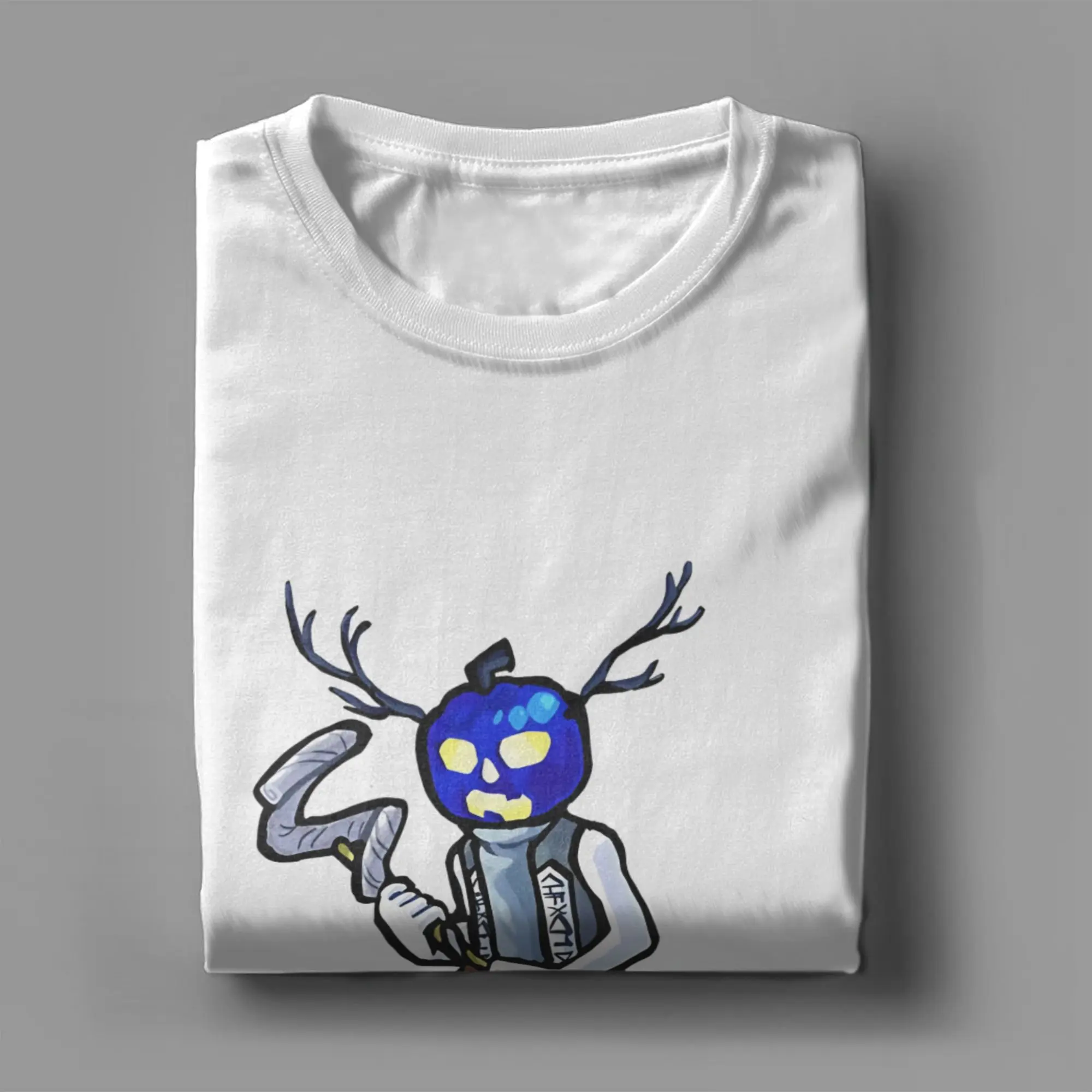 Forsaken Dusekkar تي شيرت للرجال القطن الخالص مذهلة تي شيرت س الرقبة تيز قصيرة الأكمام بلايز حجم كبير