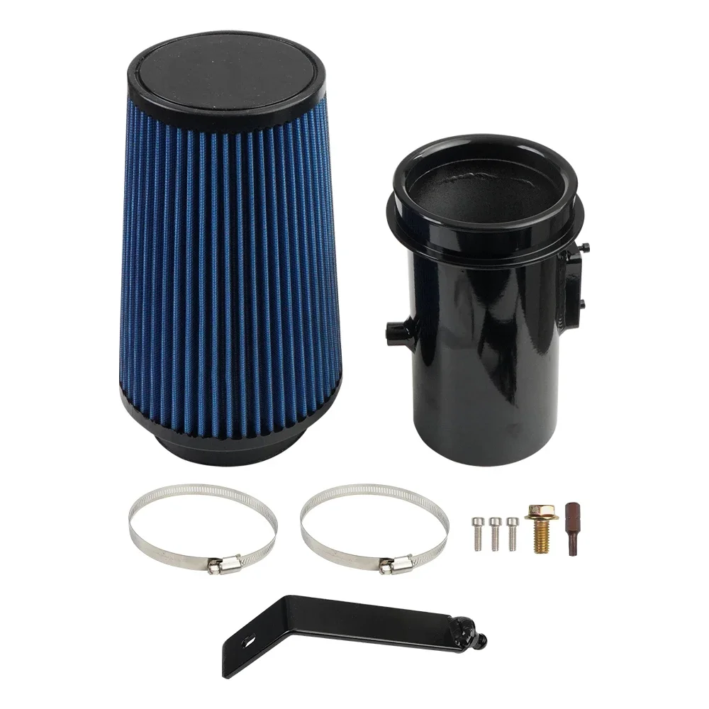 Kit in alluminio per sistema di aspirazione aria fredda per Ford F-250 F-350 F-450 08-10 6.4l con filtro dell'aria Powerstroke Diesel