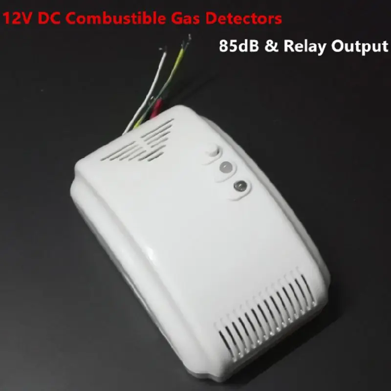 12V Gas Detector Sensor Alarm Propane Butane LPG Natural Motor Home Camper RV Van Boat Marine Quick Response Alarm Drop Shipping