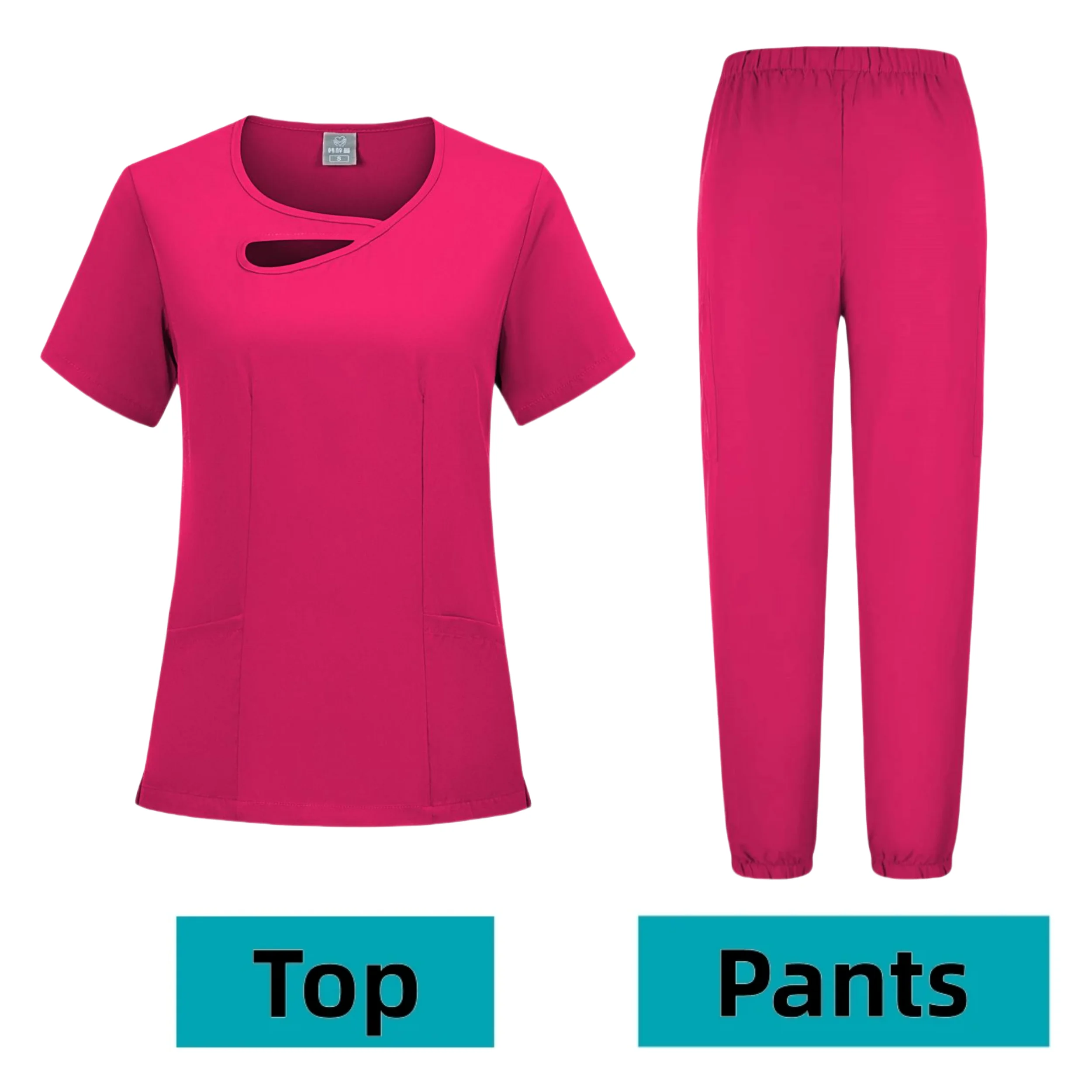 Nieuwe Modieuze Scrub Designs Vrouwen Jogger Kliniek Verpleegkundige Uniformen Medische Verpleging Scrubs Uniformen Sets Ziekenhuis Uniformen