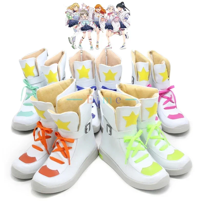 Lovelive Super Star Liella Shibuya Kanon Tang Keke Cosplay Shoes Halloween Carnival Boots Cosplay Accessories Custom Made