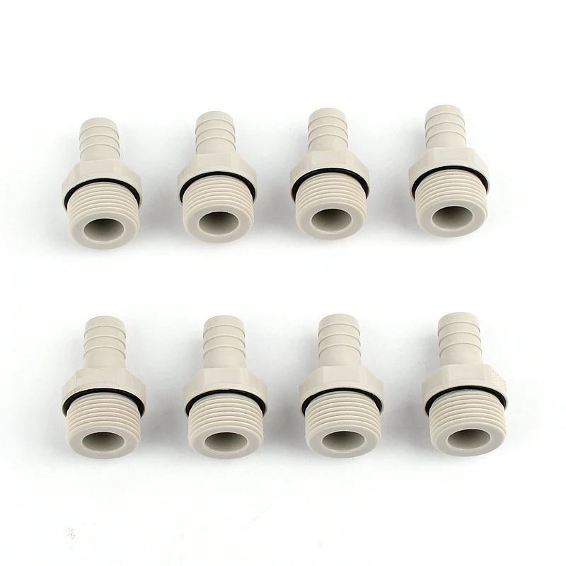 

2-15PCS 1/2" 3/4" Pagoda Male Thread Connector Garden Irrigation Hose Connector Fish Tank Accessories Aquarium Pagoda Adapter