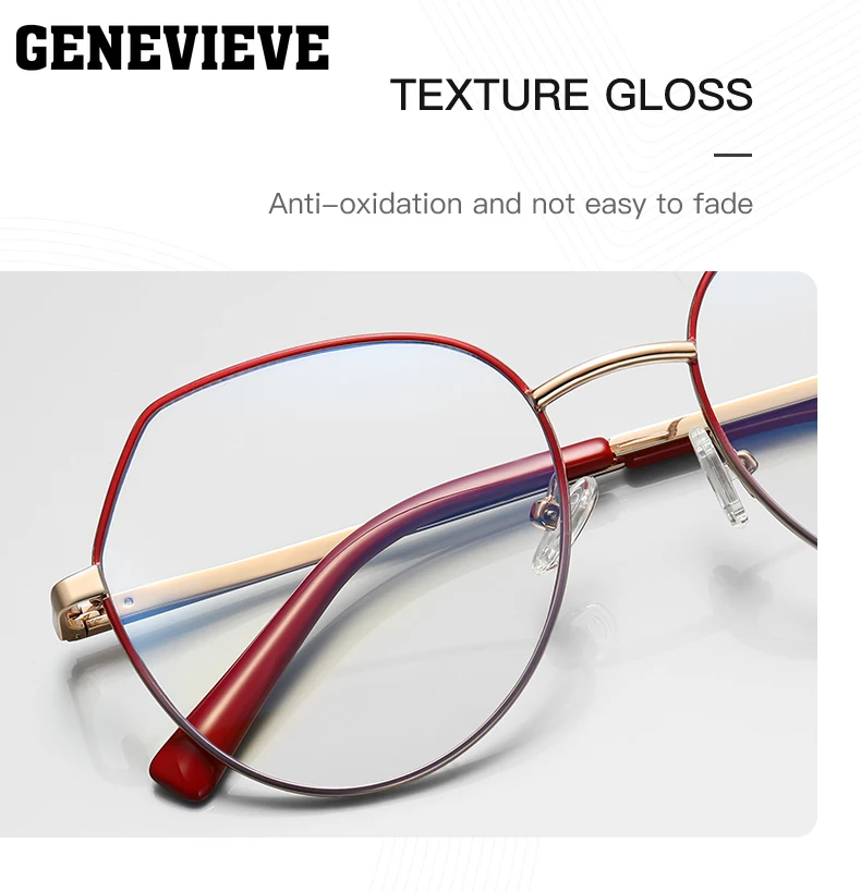 نظارة شمسية مستقطبة من GENEVIVE للنساء ، وصفة طبية قابلة للتخصيص ، هندسية ، حماية من البنفسجية ، جديدة ، عرض ، شخصية #5