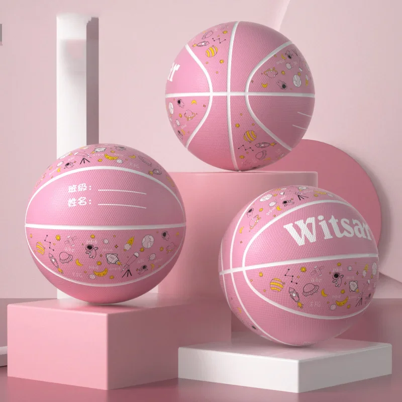 

Macaron Color Size 5 Basketball Ideal for Kindergarten Elementary School Team Sports Basketball Practice Recreational Play