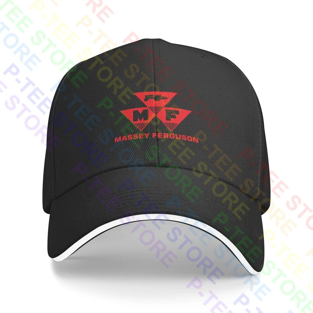 Massey Ferguson Tractor Agriculture Logo Sandwich Cap Baseball Cap Trucker Hat Funny Splicing High Quality