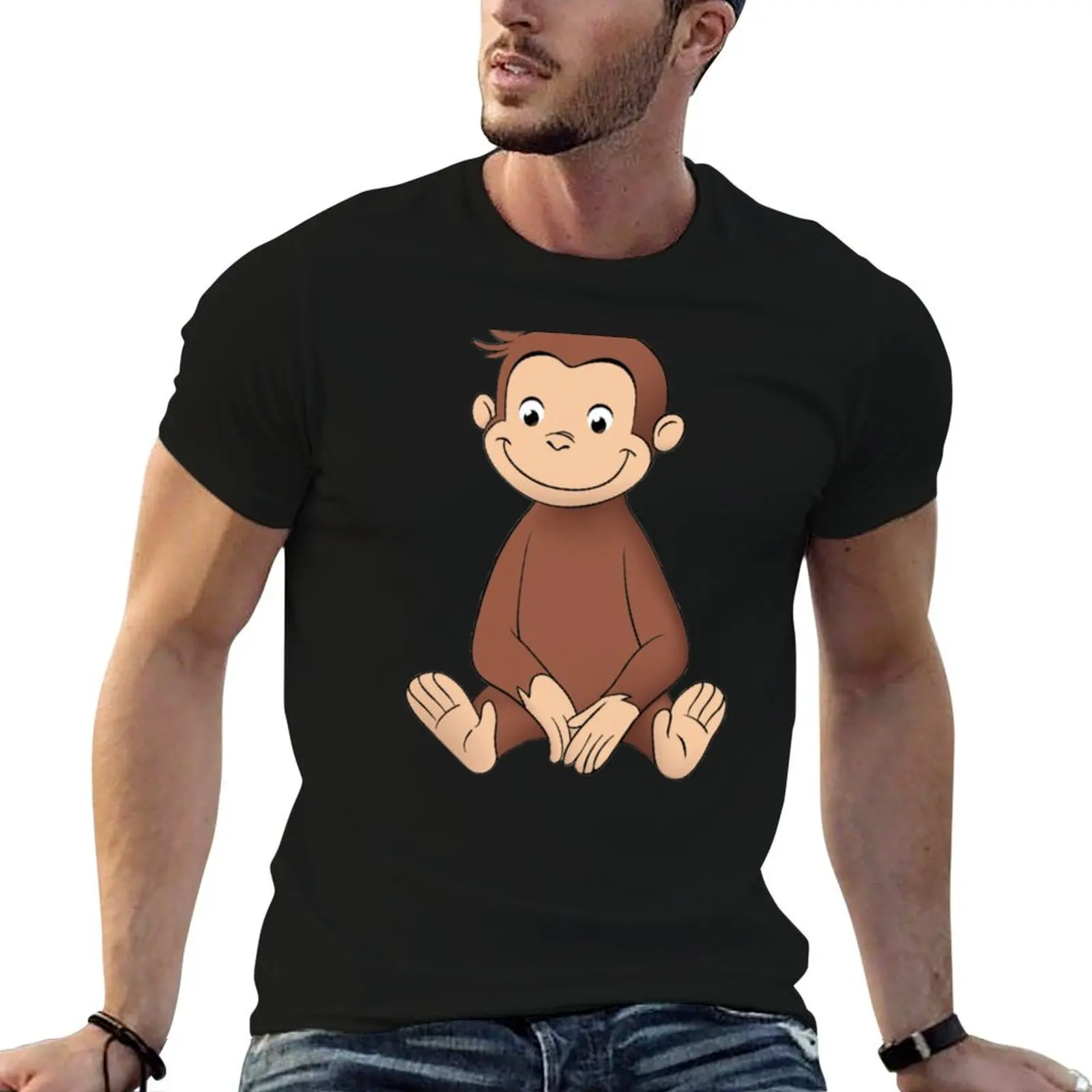 

Curious George 5 T-Shirt t shirt for man 100 percent cotton t shirts for man cotton T-Shirt