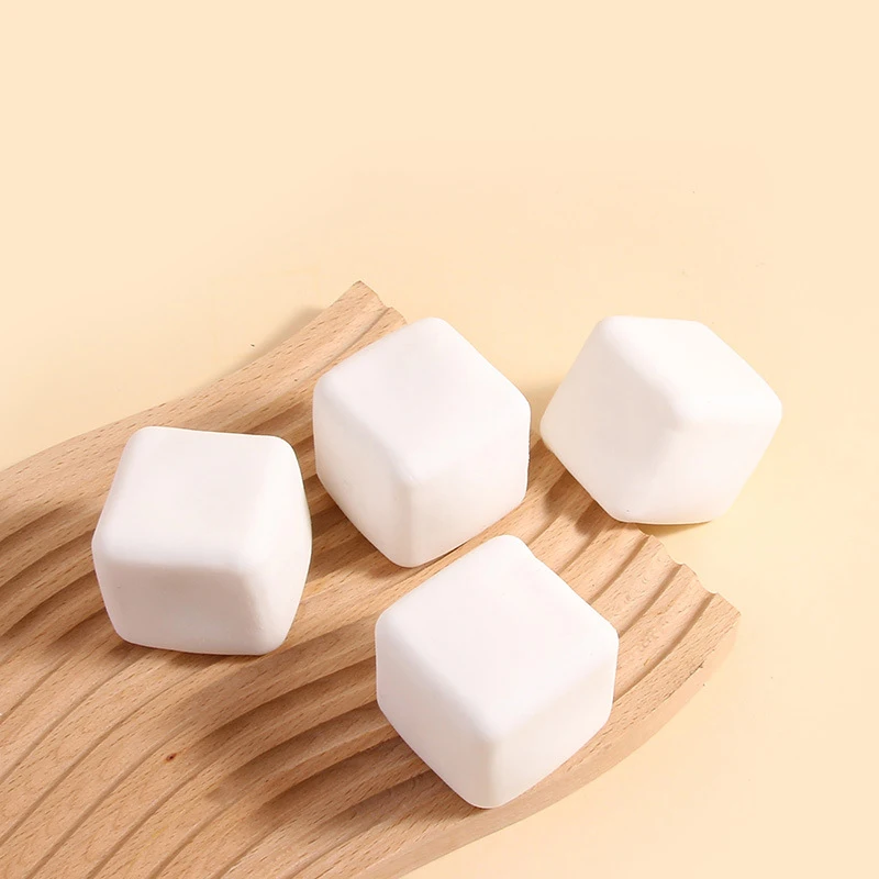 Slow Rebound Tofu Squeezing Le Ke Plastic Square Tofu Flour Stress Relief Ball Wholesale Handmade Ball Squishy For Young People