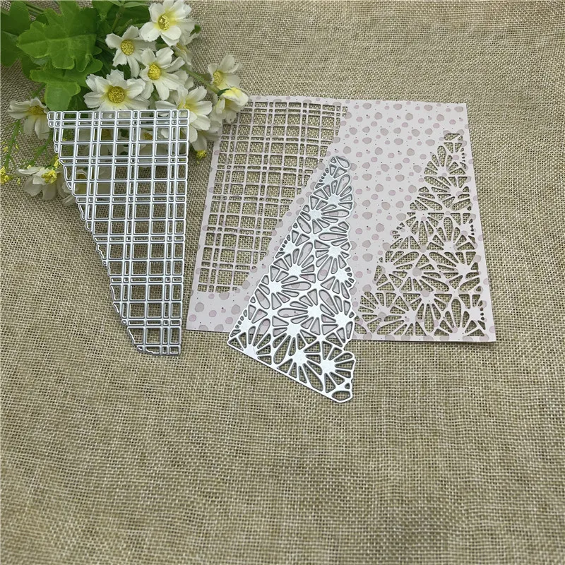 Hollow corner flower frame Stamp Metal Cutting Dies Stencils For DIY Scrapbooking Decorative Embossing Handcraft Template