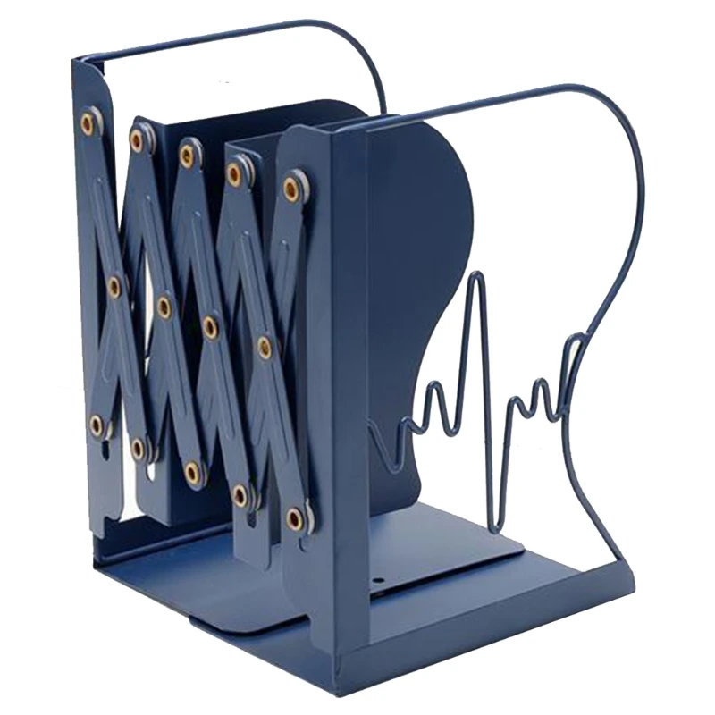 Kreative Einstellbare Buch Stopper Mehr Als 20 Pcs Bücher Kapazität Stretching Buchstützen Maganzines Organizer Halter Steht