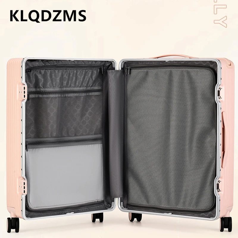 KLQDZMS Handgepäck 20 Zoll Boarding Case 24"26"28" ABS+PC Gepäck Herrengepäck Chiffrierte Koffer Damen Kabinenkoffer