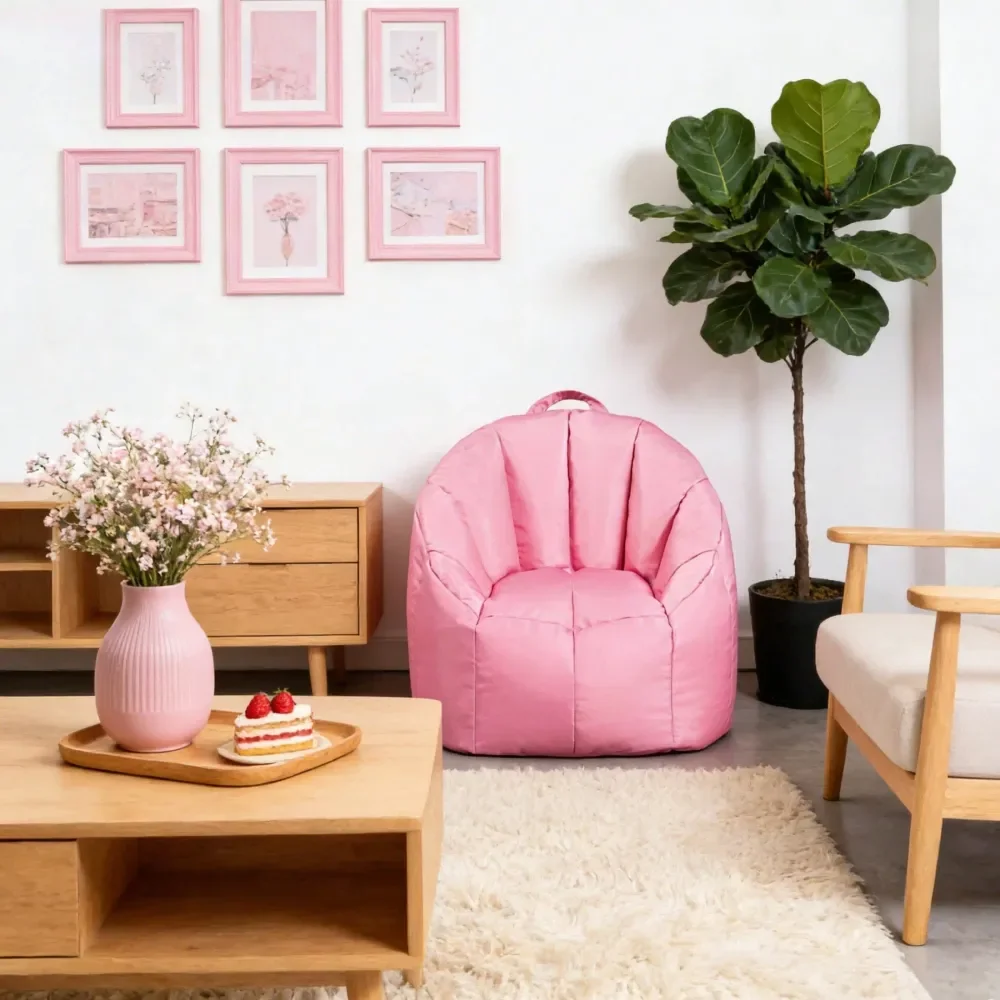 

Детское кресло-мешок, 1,5 фута, прочный полиэстер-нейлон, цвет кашемировая роза
