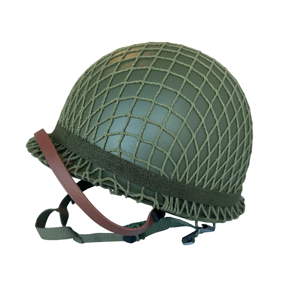 M1 Helmet Net Cover WW2 US Integrated Equipment Combination Men's Helmet Replica WW II Soldier Equipment M1 Helmet WW2