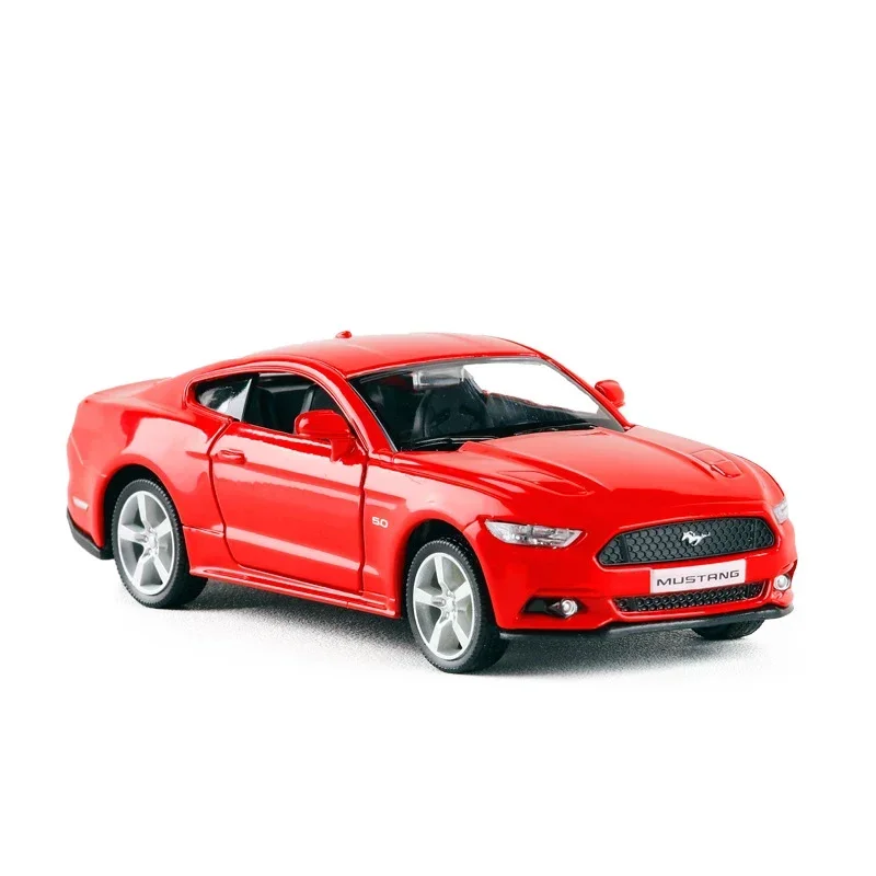 Simulateur Hoge Rmz Stad Diecast 1:36 Ford Mustang Gt, modèle de voiture, nervure de lit arrière automatique, métal