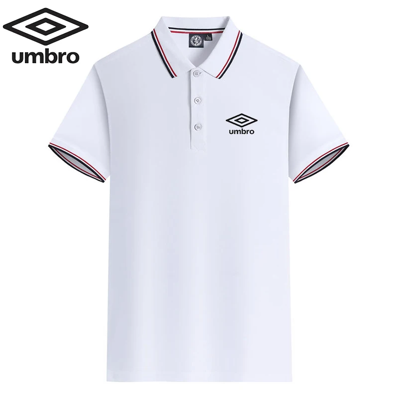 Embroidered Umbro Polo New Summer Polo Shirt Men High Quality Men\'s Short Sleeve Top Business Casual Polo-shirt for Men