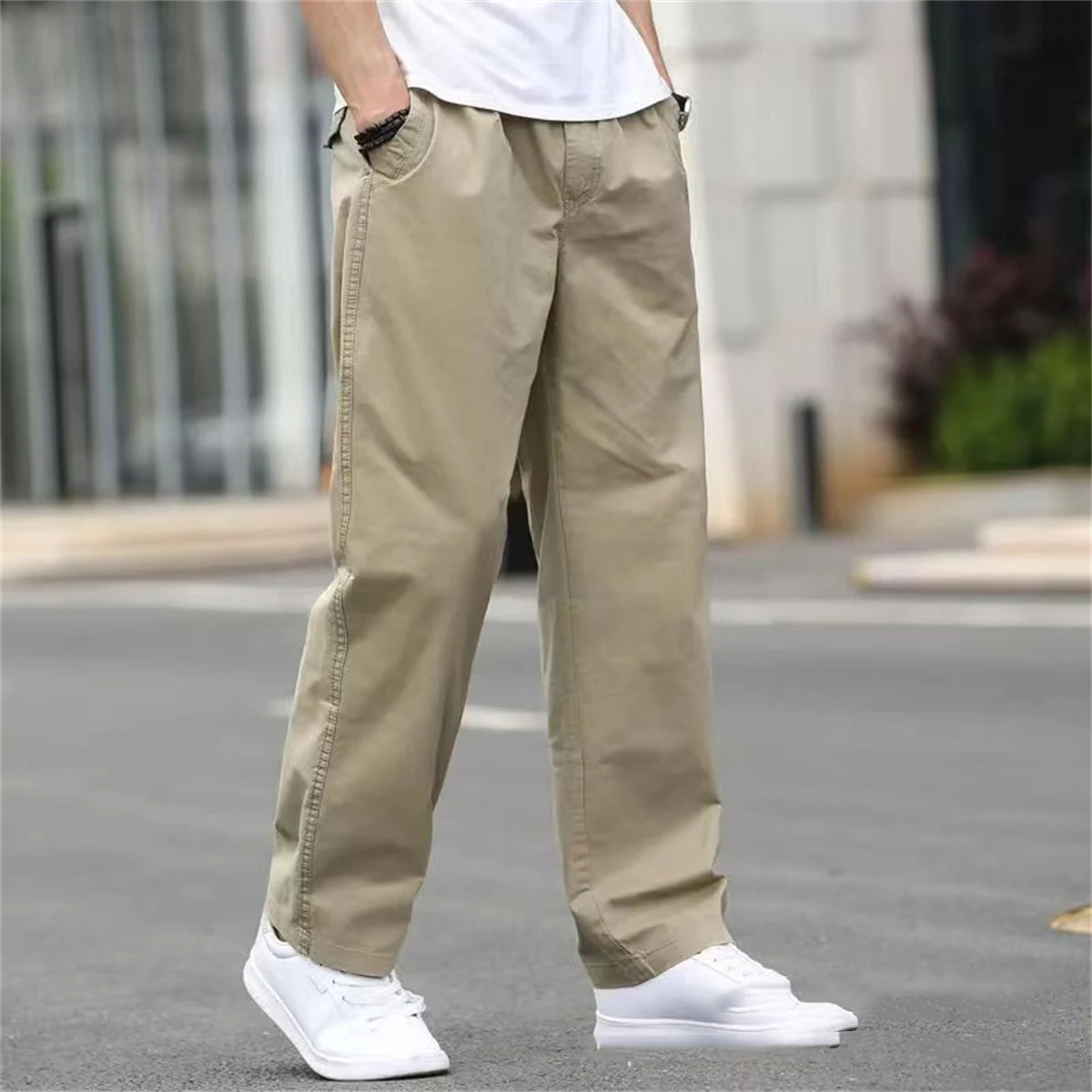 メンズコットンカーゴパンツ,カジュアルクライミングジョギング,スウェットパンツ,ワークウェア,ラージサイズ,秋,夏,春