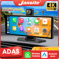 11.26″ 4K ADAS Dash Cam Display Wireless Android Auto CarPlay Screen DVR Dual Recording Night Vision Car Intelligent Systems FM