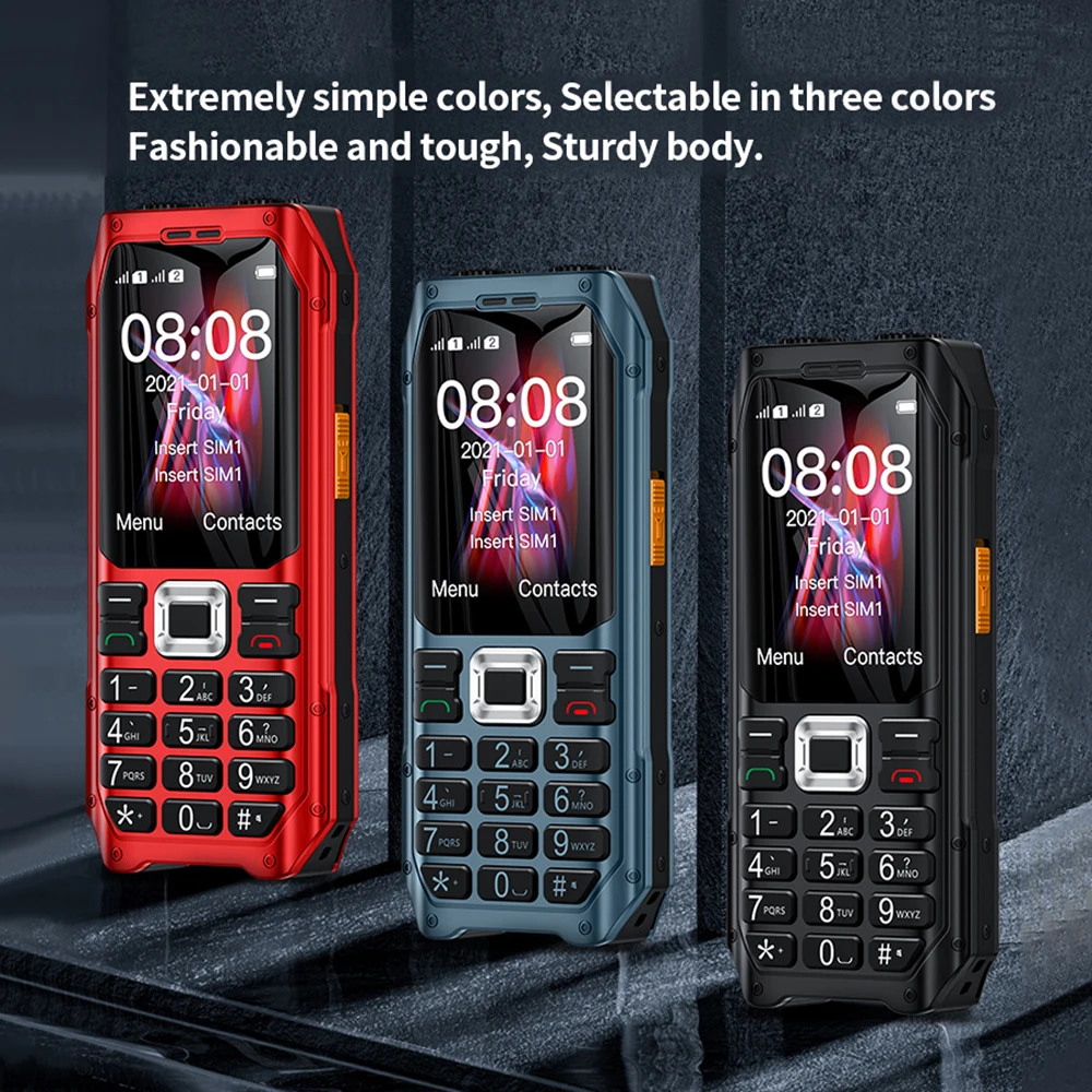 Imagem -06 - Soyes-anti-queda do Telefone Móvel com Alto-falante Lanterna para Elder Cell à Prova de Queda Dual Sim Cards Mp3 fm K80 Gsm 2g 1800mah