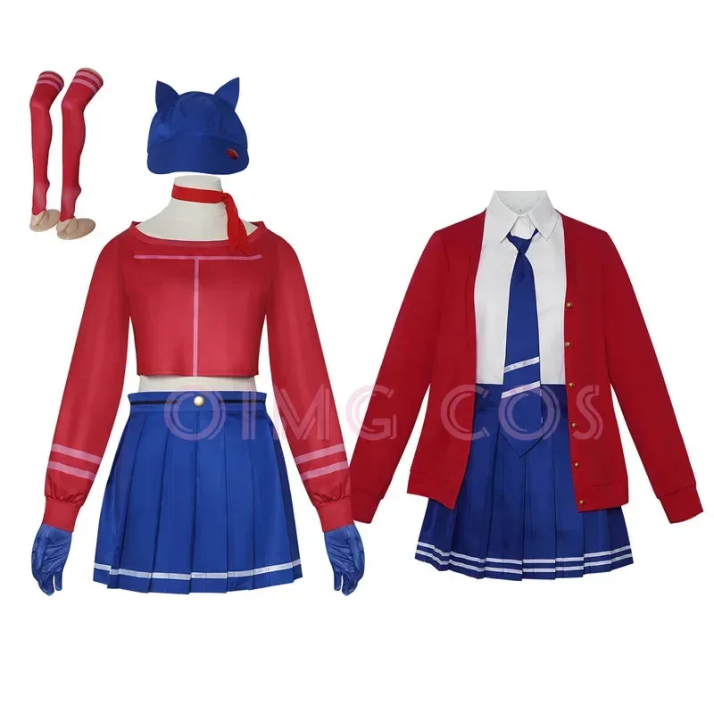 

MiSide Mita Cosplay Costume Uniform Jacquard Fabric Chinese Anime Style Halloween Costumes for Women Game