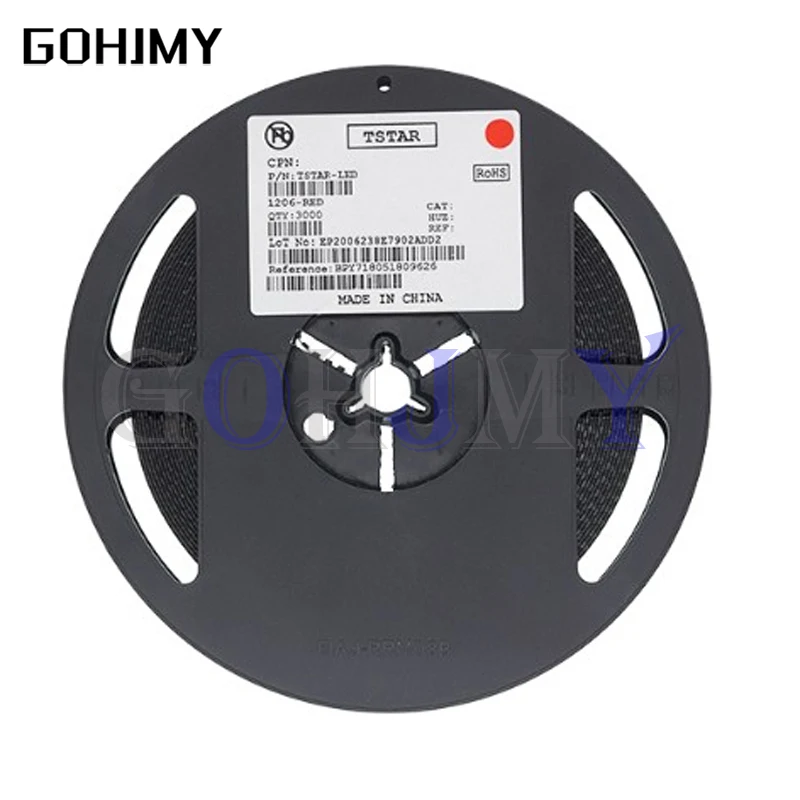 1Reel 0402 0603 0805 1206 1210 smd led Red Yellow Green White Blue light emitting diode Clear LED Light Diode Set