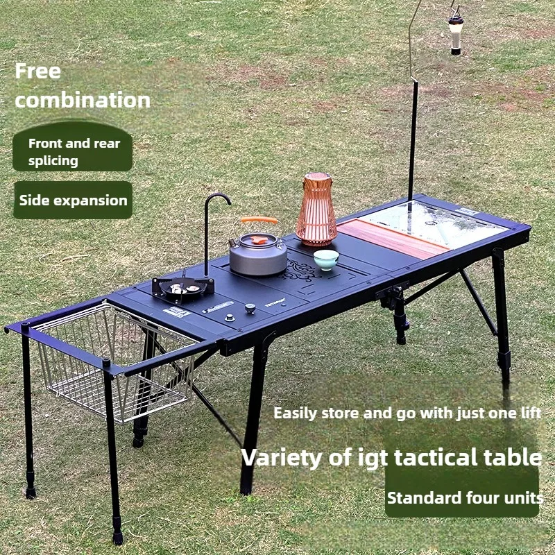 Outdoor Camping IGT Table IGT 4 Unit Table Portable Aluminum Alloy