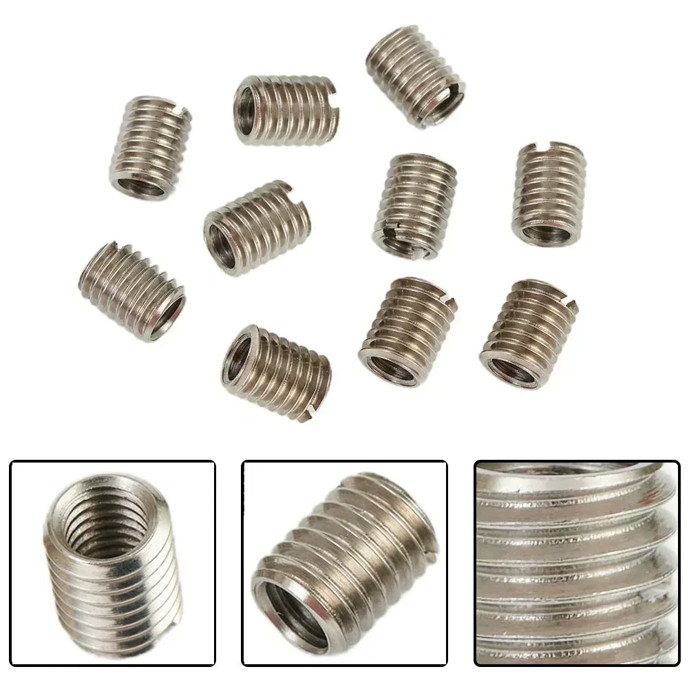 10 Pcs Thread Reducer STAINLESS THREAD ADAPTERS M8 8MM MALE TO M6 6MM FEMALE Threaded Connection Tools Accessories Screws Nuts