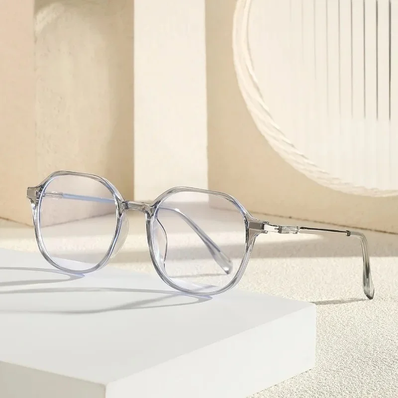 

Новые женские декоративные очки с плоскими зеркальными многоугольными линзами, подходящие для повседневного ношения и фотосъемки