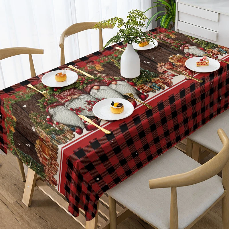 Home Decor Festive Christmas Tablecloth Design Restaurant kitchen tablecloth living room home decoration party decoration