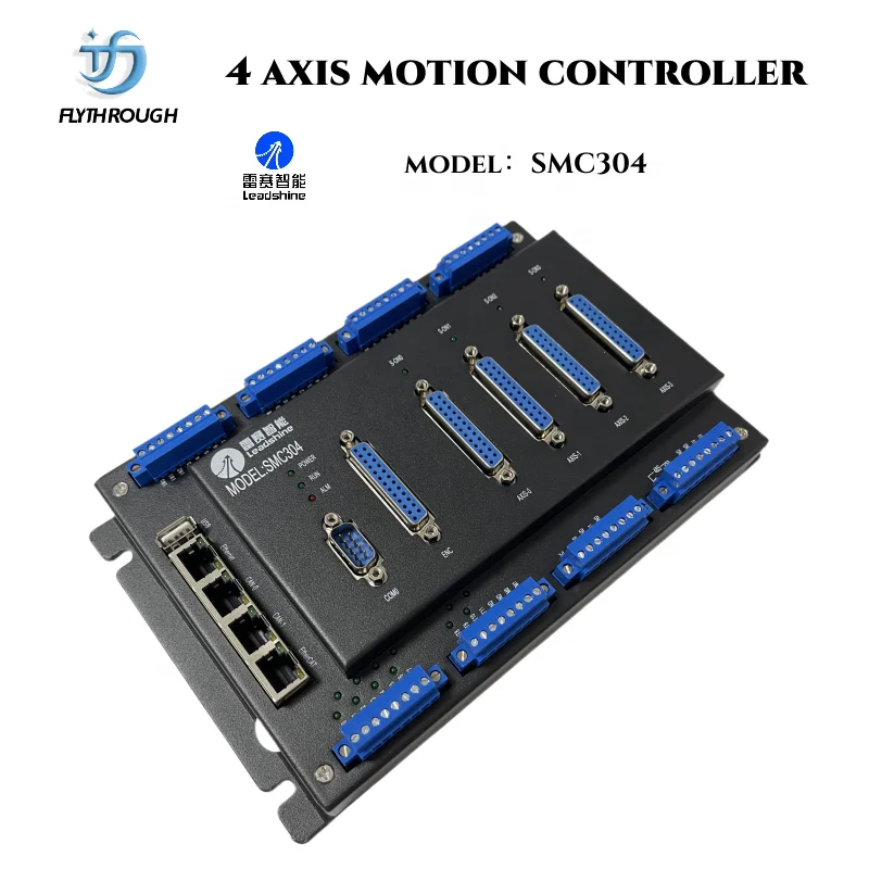 Flythrough  leadshine SMC304  4 axis motion controller