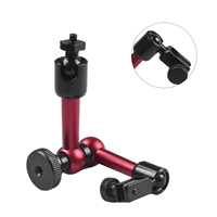 Magnetic Holders Dial Test Indicator Bracket Holder Stand High Quality Indicator Red Aluminum Alloy Base Flexible