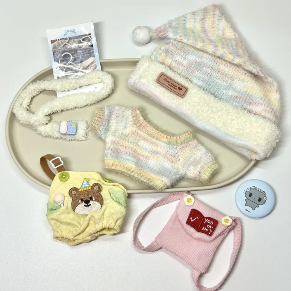 

Fashion Cool Cute 20cm Dolls Clothing Set Colorful Cartoon Cosplay Clothes DIY 's Accessories Cotton