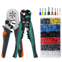 WOZOBUY Professional Electrician Wire Tool Cable Wire Stripper Cutter Crimper Automatic Crimping Stripping Plier