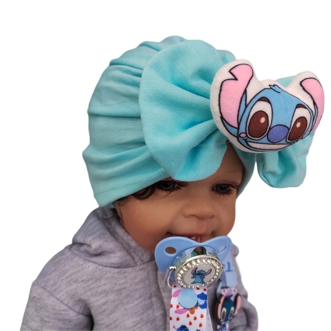 Disney Steeley stereo image baby pacifier and hat Newborn cotton thermal accessories Decorative items Baby shooting props set