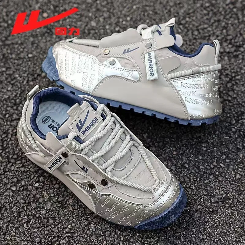 Warrior Luxury Brand Men's Shoe Knurling Design Lace-up Heightening Casual Sneakers Trend Basketball Shoes High Quality Trainers - Image 3
