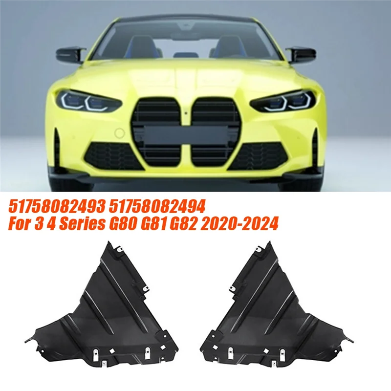 

Крышка нижнего колеса для BMW 3 4 серии G80 G81 G82 2020-2024, удлинитель подкрыла переднего крыла