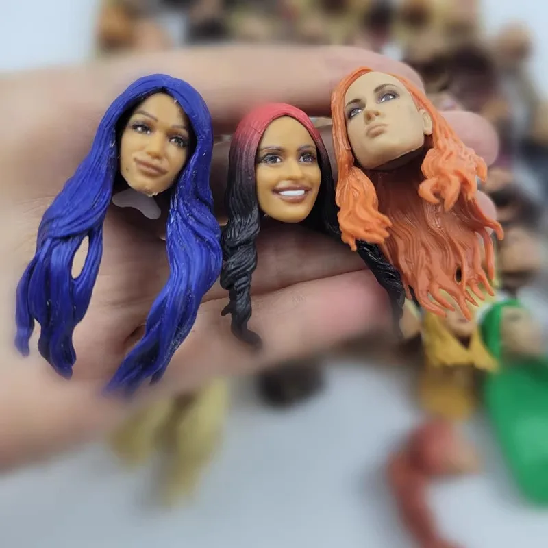 ماتيلز حلقة المصارع إكسسوارات دمي مجموعة نحت الرأس المفاصل الدمى المنقولة #6