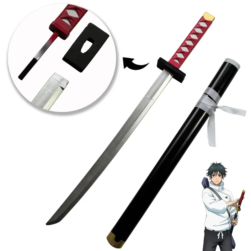 

Jujutsu Kaisen Otsukotsu Yuta Sword Miwa Kasumi katana Косплей Опора PU Оружие для Хэллоуина Карнавальная вечеринка Подарки 72 см