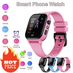 Kids Smart Watch SOS Call LBS Tracker Location Sim Card Camera Voice Chat 2G New Smartwatch For Children Safety Digital Movement