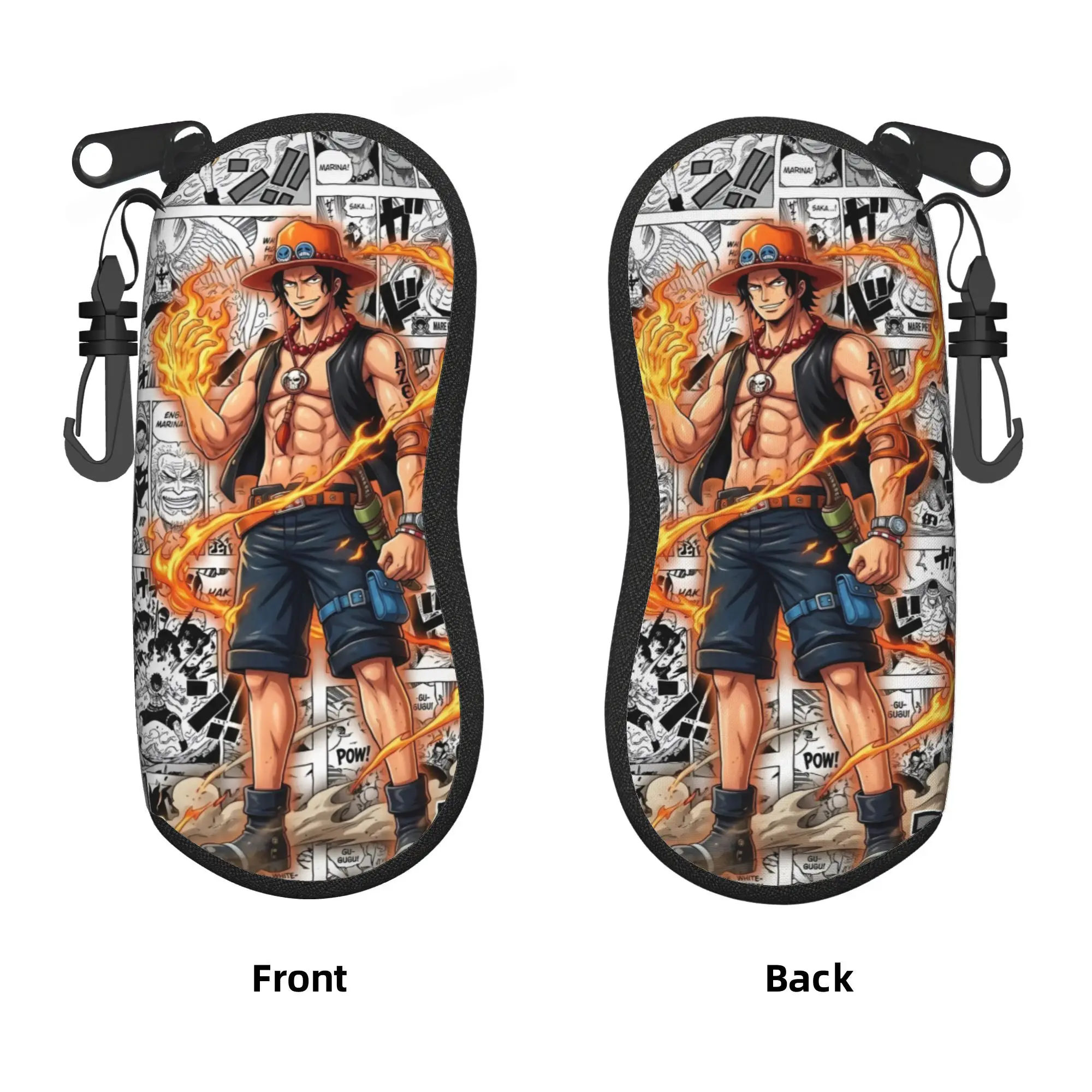 

Custom Ace Cartoons Hot Mangas Shell Eyeglasses Case Women Men Fashion Glasses Case Sunglasses Box Pouch