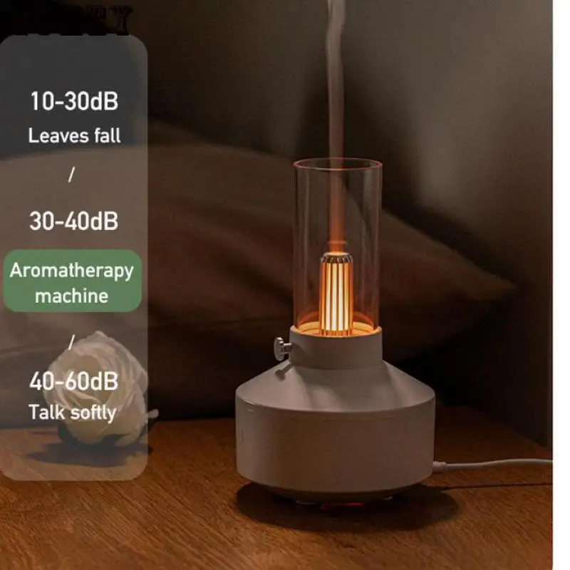 

Candlelight Aroma Diffuser Portable 150Ml USB Air Humidifier Essential Oil Diffuser Cool Mist Maker Fogger With LED Night Light