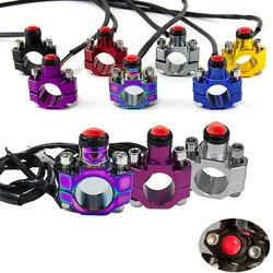 22mm Universal Motorcycle Engine Stop Start Kill Switch Momentary Push Button For Yamaha KTM Honda YZF EXC XCF CRF125 250 450
