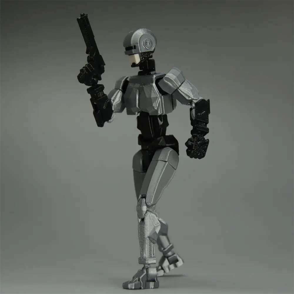 RoboCop 3D Printed Mannequin Multi-Jointed Movable Robot 2.0 Toys Dummy 13 Figures Toys For Kids & Adults Game Gifts