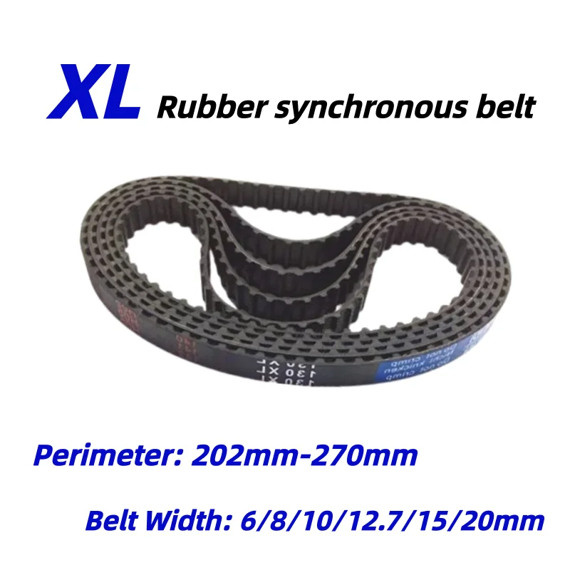 XL Timing Belt Closed Loop Rubber Synchronous Belt 202XL 204XL 206XL 208XL 210XL-270XL Width 6/8/10/12.7/15/20mm